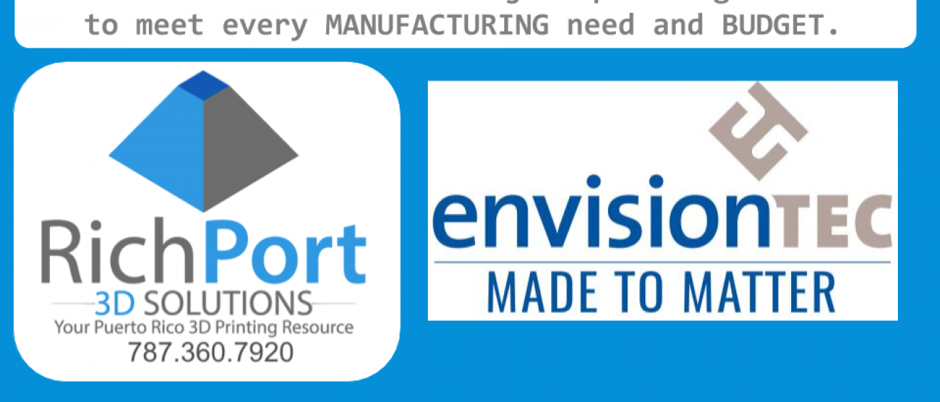 Additive Manufacturing in the Caribbean for industrial purposes EnvisionTEC has Award Winning 3D printing solution