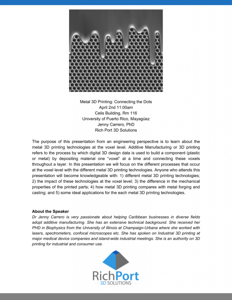 Metal 3D Printing Connection the Dots_Announcement