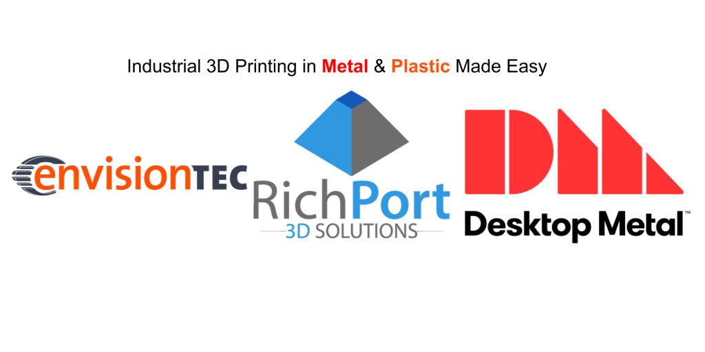 Impresoras 3D industriales de metal y plástico y disponibles en el Caribe a través de Rich Port 3D Solutions